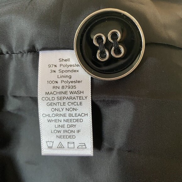 Susan Graver Jacket Women’s Size 1X Animal Print Black Gray Button Up NO BELT - Picture 8 of 9